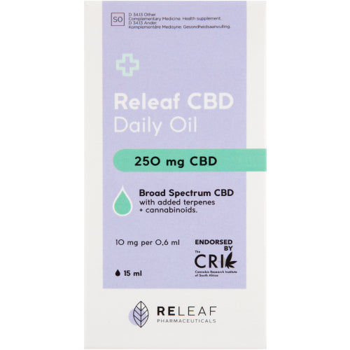 Releaf CBD Daily Oil 250mg 15ml