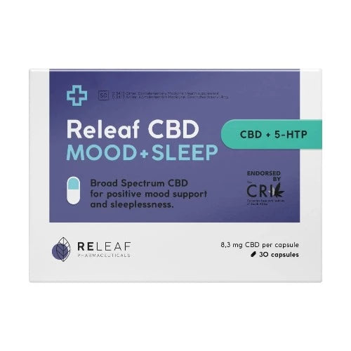 Releaf CBD Mood+Sleep 250mg Capsules 30