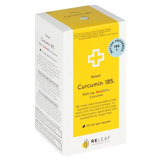 Releaf Curcumin 185 Capsules 30