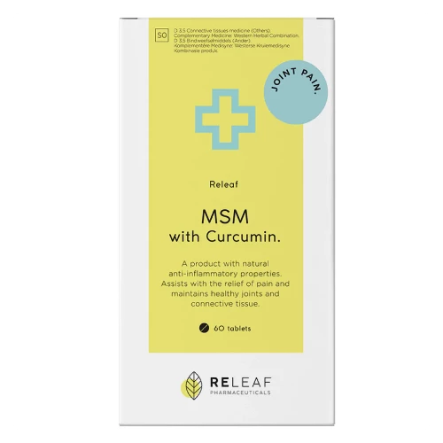 Releaf MSM With Curcumin 60 Tablets