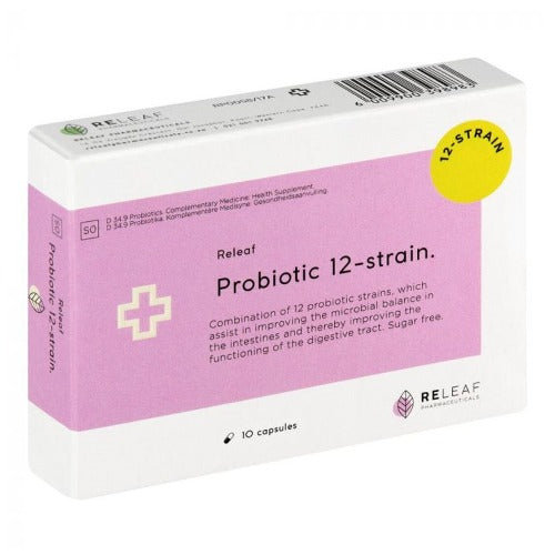 Releaf Probiotic 12-Strain 10 Tablets