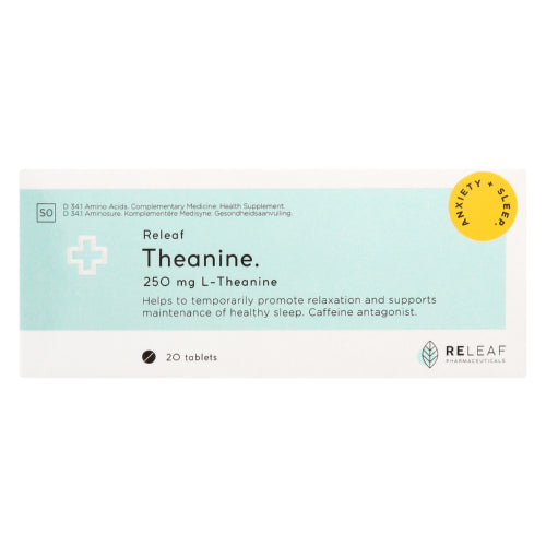 Releaf Theanine 20 Tablets