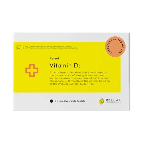 Releaf Vitamin D3 Tablets 30