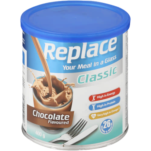 Replace Classic Chocolate 400g Powder