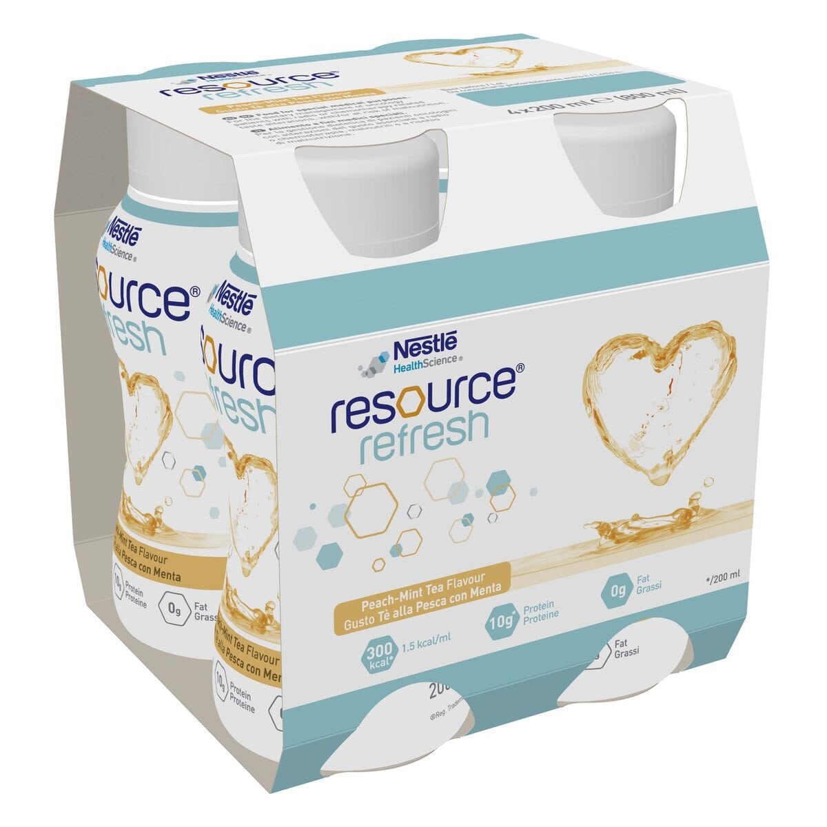 Resource Refresh Peach Mint 4X200ml – Cura Pharm