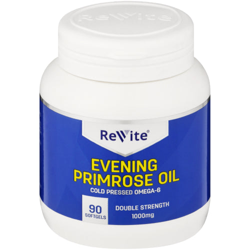 Revite Evening Primrose Oil 1000mg 90 Softgel Capsules