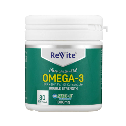 Revite Omega3 1g 30 Softgel Capsules Cura Pharm