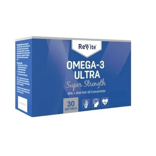 Revite Omega-3 Ultra 1g 30 Softgel Capsules