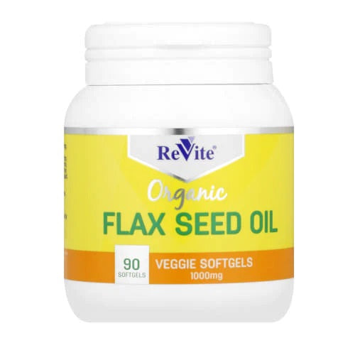 Revite Organo Flax 1000Mg 90 VegiCapsules