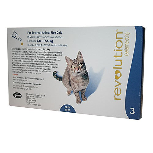 Revolution 0.6% 2.6-7.5Kg 3 Blue