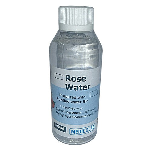 Rose Water Plain 100ml Medicolab