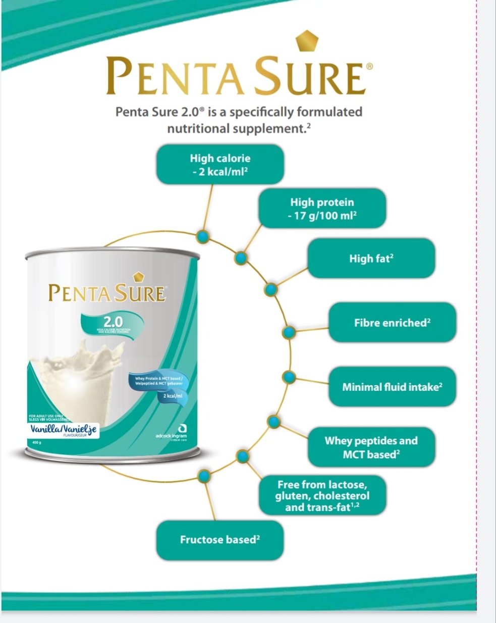 Penta Sure 2.0 Powder Supplement 400g