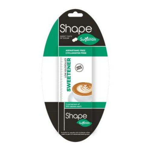 Suganon Shape Sweetner 3X500 Tablets