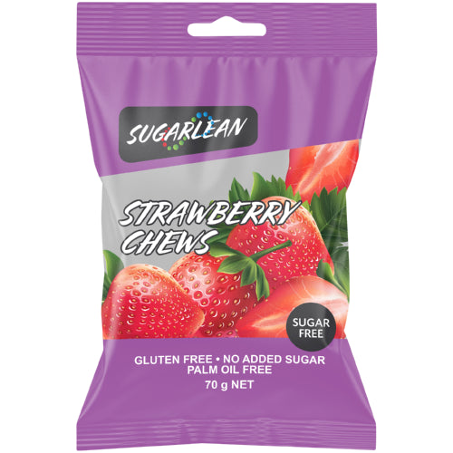 Sugarlean Strawberry Chews 70g