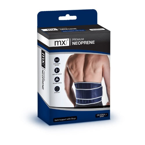 Support Mx Neoprene Back Universal S/M/L – Cura Pharm