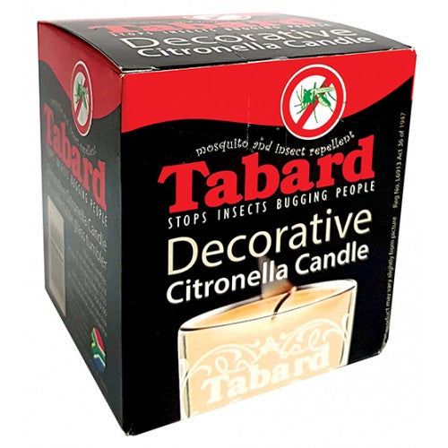 Tabard Citronella Glass Candle 1