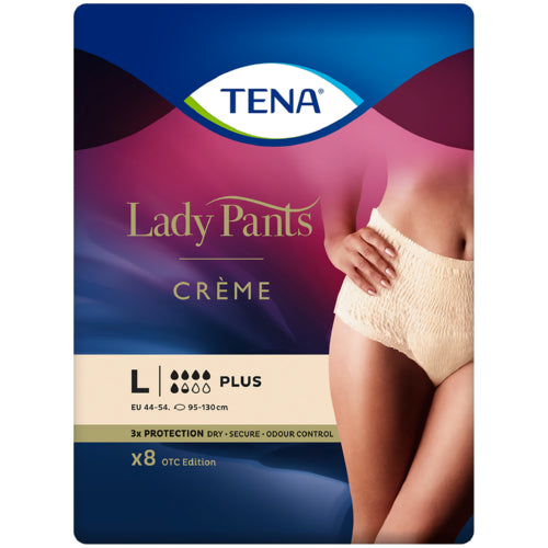 Tena Lady Pants Plus Creme Large 8