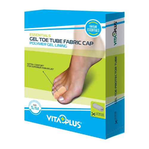 Toe Cap Gel Lined Vitaplus S/M 1 piece