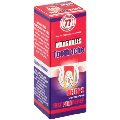 Toothache Drops Marshalls 10ml 1 – Cura Pharm