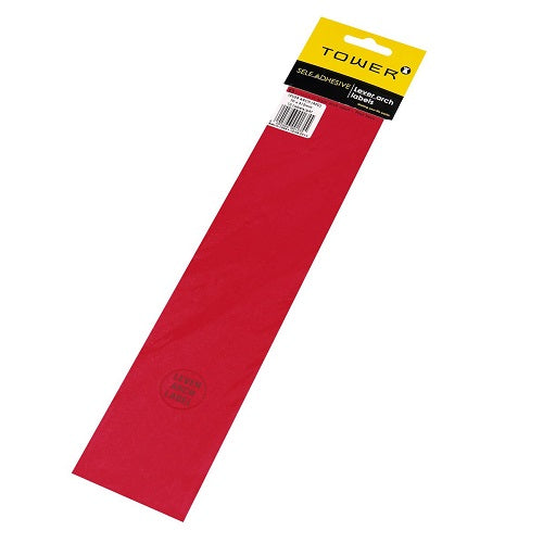 Tower Lever Arch Labels 12 - Red