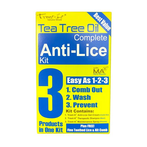 Treet-It Anti-Lice Kit 3X200ml Reitzer