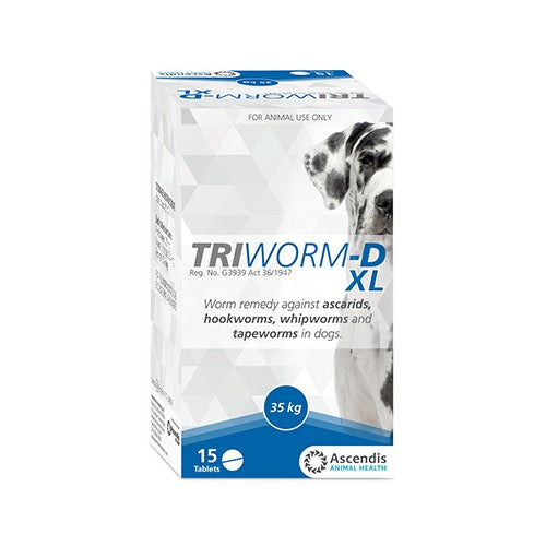 Triworm-D X-large Tub Tablets 15