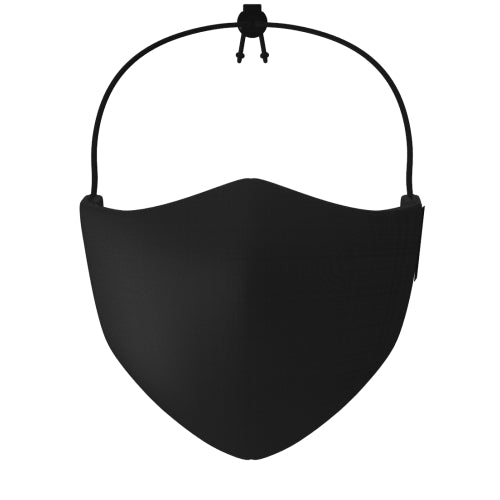 Black Mask Reusable with Adjustable toggle