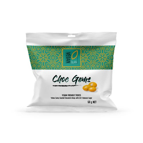 Vegan-Clean Choc Gems 50g