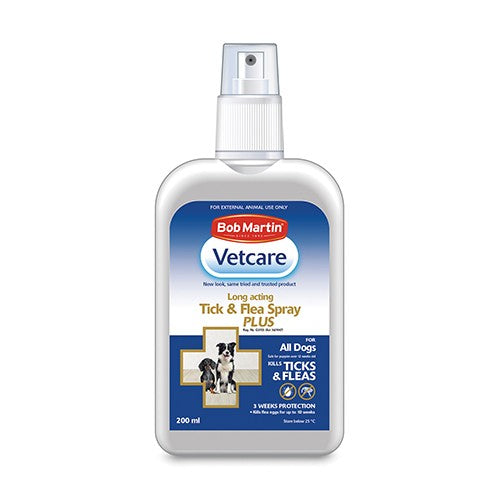 Vetcare Tick & Flea Spray Plus 200ml