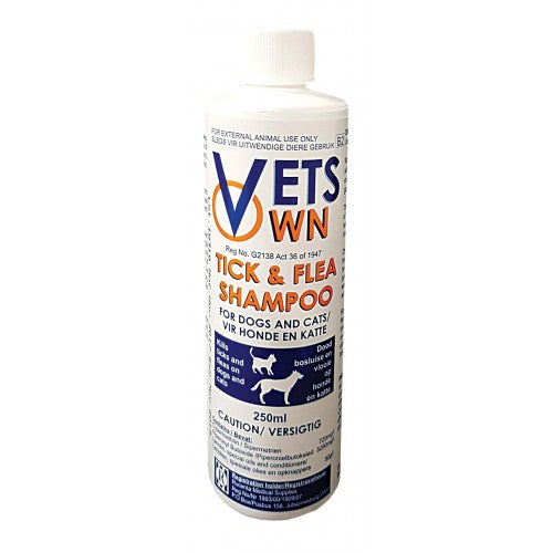 Vets Own Tick & Flea Shampoo  250ml