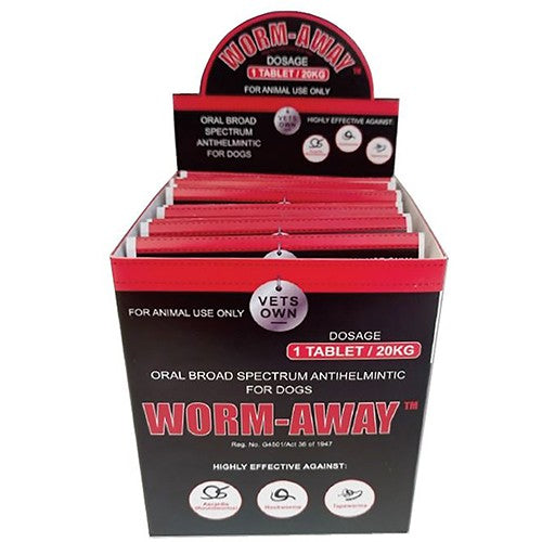 Vets Own Worm-Away Tablets 10