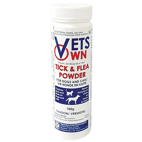Vets Own Tick & Flea Powder  100g