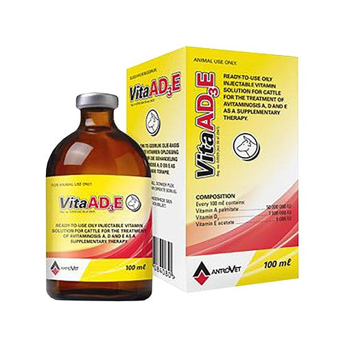 Vita Ad3E 100ml *Veterinary Use Only*