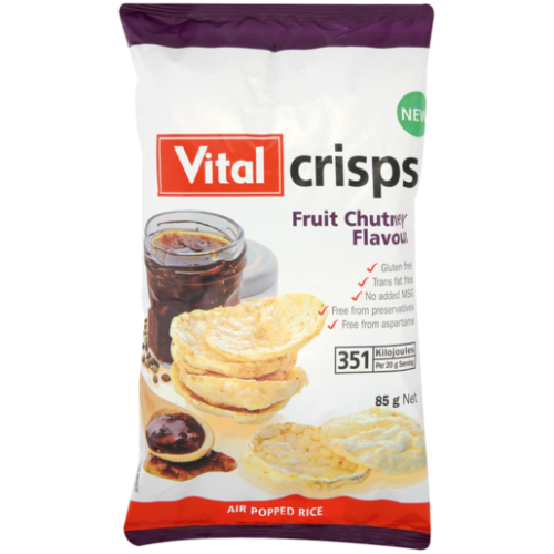 Vital Crisps Fruit & Chutney 85g