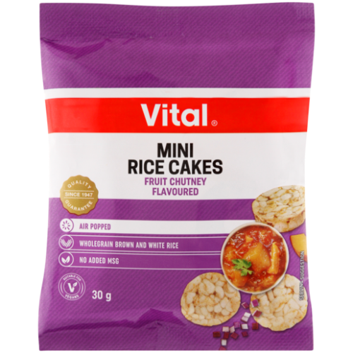 Vital Mini Rice Cake Fruit Chutney 30g 1