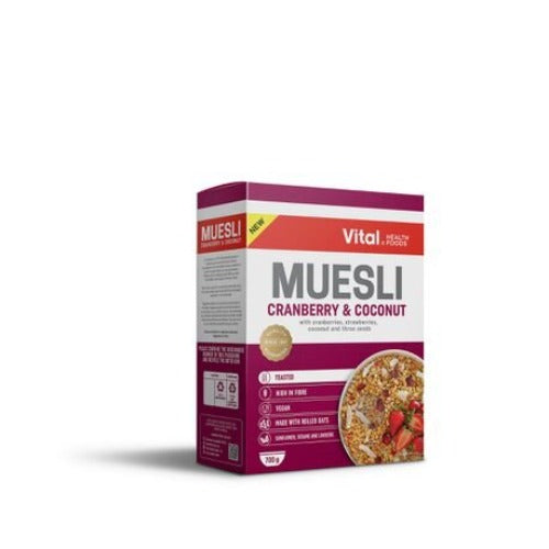 Vital Muesli Cranberry & Coconut 700g
