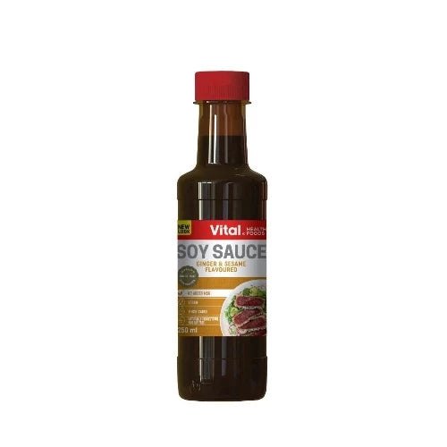 Vital Soya Sauce Garlic Ginger 250ml