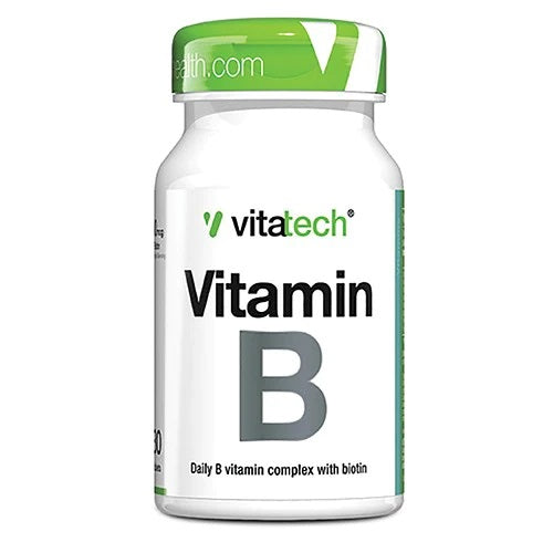 Vitatech Vitamin B Complex 30 Tablets Cura Pharm