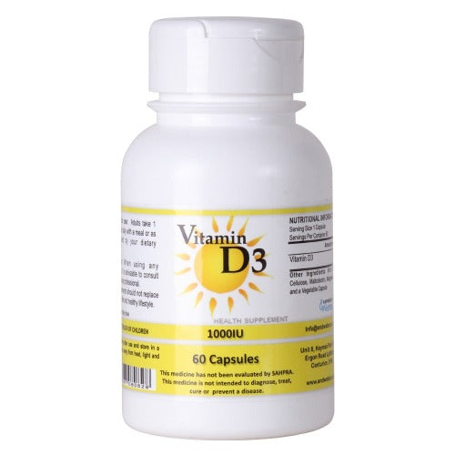 Vitamin D3 1000Iu Capsules 60 Bioflora