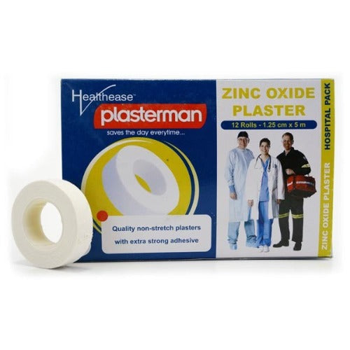 Zinc Oxide Tape 1.25cm x 5m Healthease 12