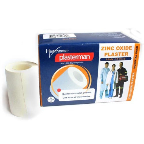 Zinc Oxide Tape 7.5cm x 5m Healthease 6