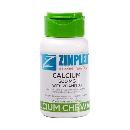Zinplex Chew Calcium Tablets + Vit D3 30