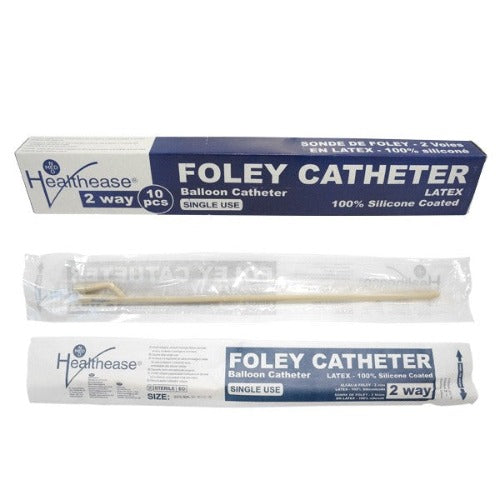 Foley Catheter Silicone Coated FG16-30ml 2W Healthease