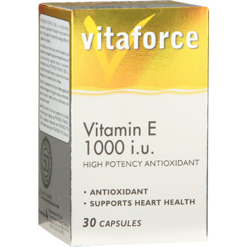 Vitaforce Vitamin E 1000iu 30 Capsules