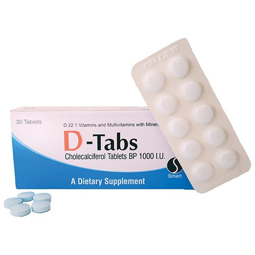 D-Tabs Vitamin D3 1000iu 30