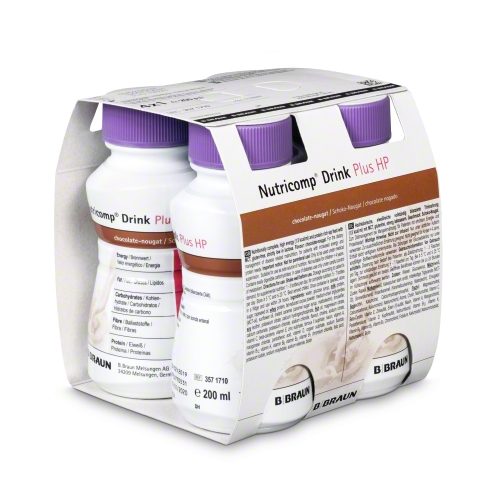 NutriComp Plus HP Chocolate Nougat 4X200ml
