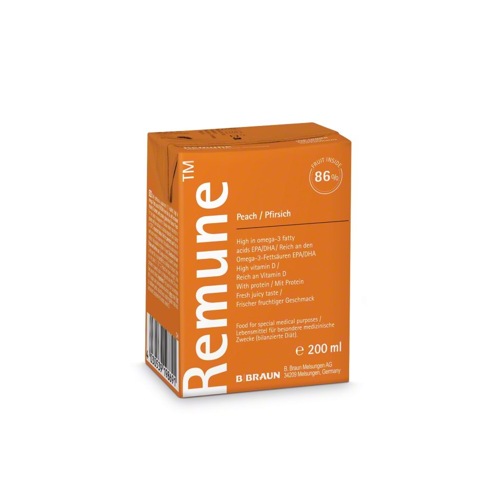 Remune Peach 200ml – Cura Pharm