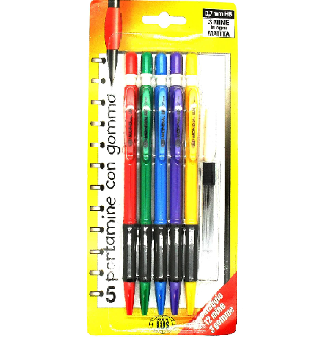 Pencils Mechanical + Erasers + Lead 0.7mm pack