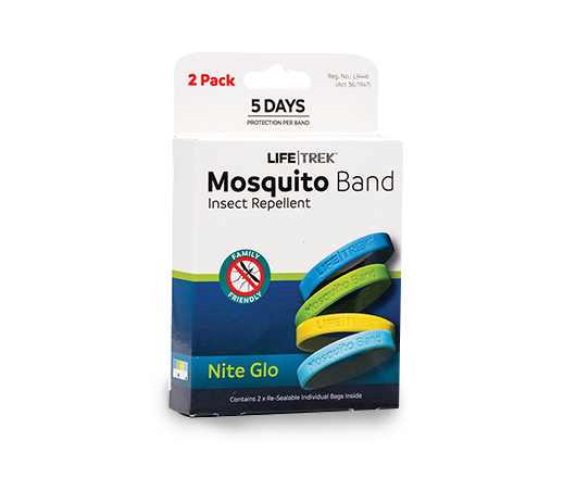 Lifetrek Mosquito-band Night Glow 2 pack