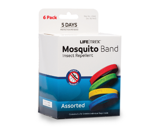 Lifetrek Mosquito-band Assorted 6 pack
